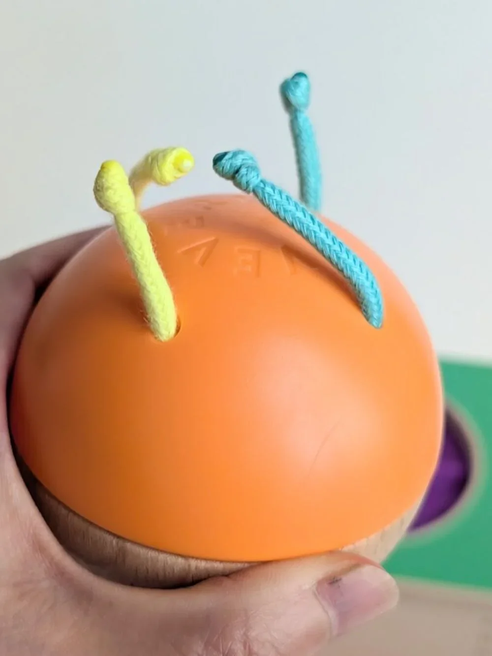 Lovevery Baby Pincer Chime Ball from Explorer Play Kit 9-10M